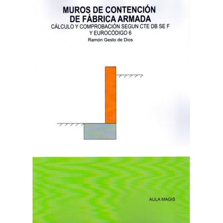 MUROS DE CONTENCION DE FABRICA ARMADA. Cálculo y Comprobación según CTE DB SE F y Eurocódigo 6