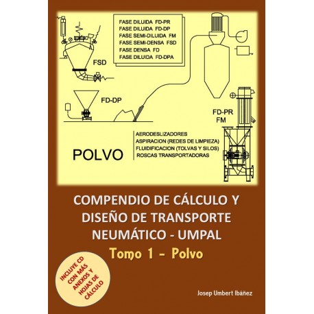 COMPENDIO DE CALCULO Y DISEÑO DE TRANSPORTE NEUMATICO - TOMO 1. POLVO (Incluye CD)