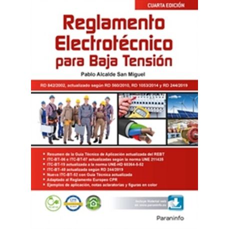 REGLAMENTO ELECTROTÉCNICO PARA BAJA TENSIÓN 4.ª EDICIÓN 2019