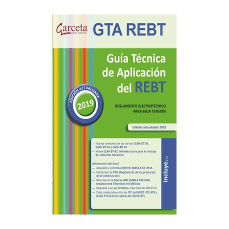 GTA REBT 2019. Guía Técnica de aplicación del REBT. 7ª edición