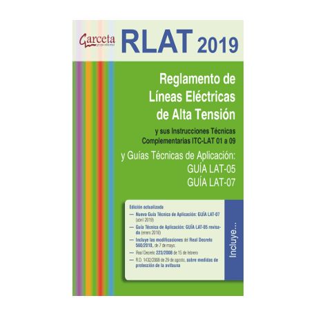 RLAT 2019. REGLAMENTO DE LÍNEAS ELÉCTRICAS DE ALTA TENSIÓN - 3ª EDICIÓN