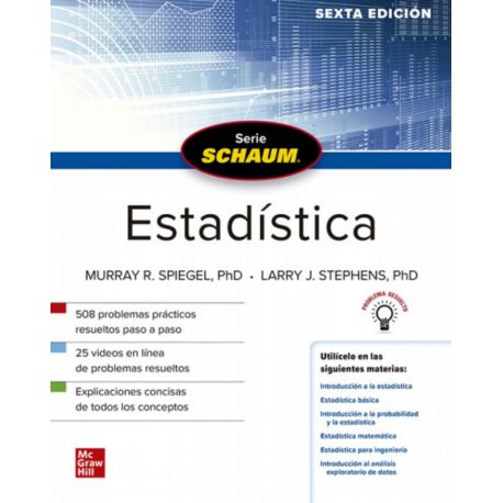 SCHAUM ESTADISTICA - 6ª Edición