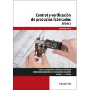 UF0443 - CONTROL Y VERIFICACIÓN DE PRODUCTOS FABRICADOS